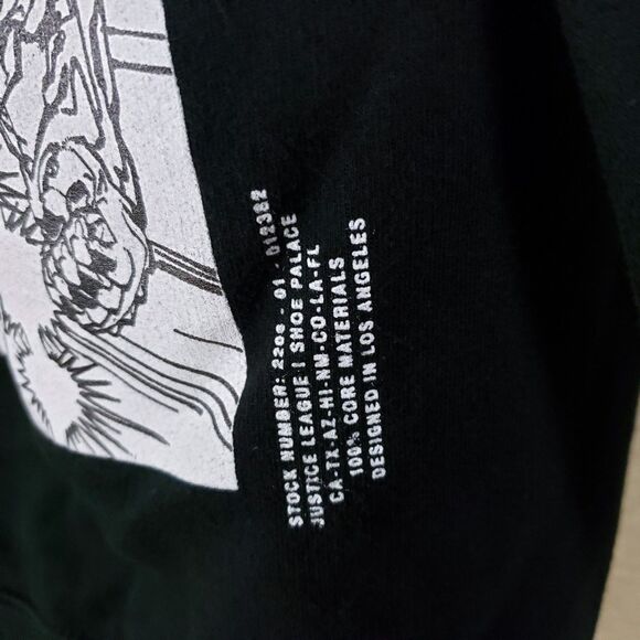 Justice League x Shoe Palace Sweatshirt Mens M Black Pullover DC Comics - Picture 2 of 10